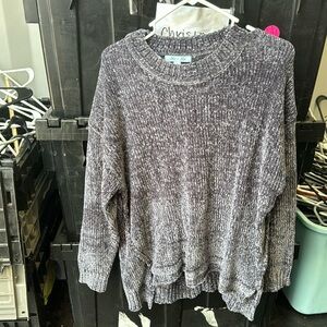 Plushy chenille sweater